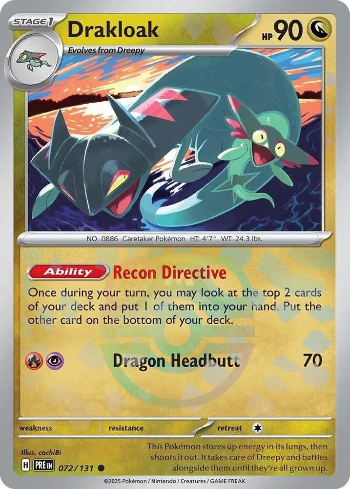 Drakloak (Poke Ball Pattern), Prismatic Evolutions 072/131