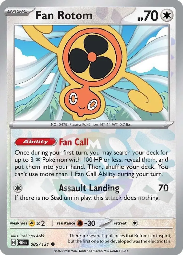 Fan Rotom (Poke Ball Pattern), Prismatic Evolutions 085/131