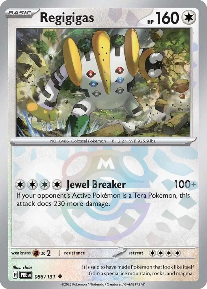 Regigigas (Poke Ball Pattern), Prismatic Evolutions 086/131