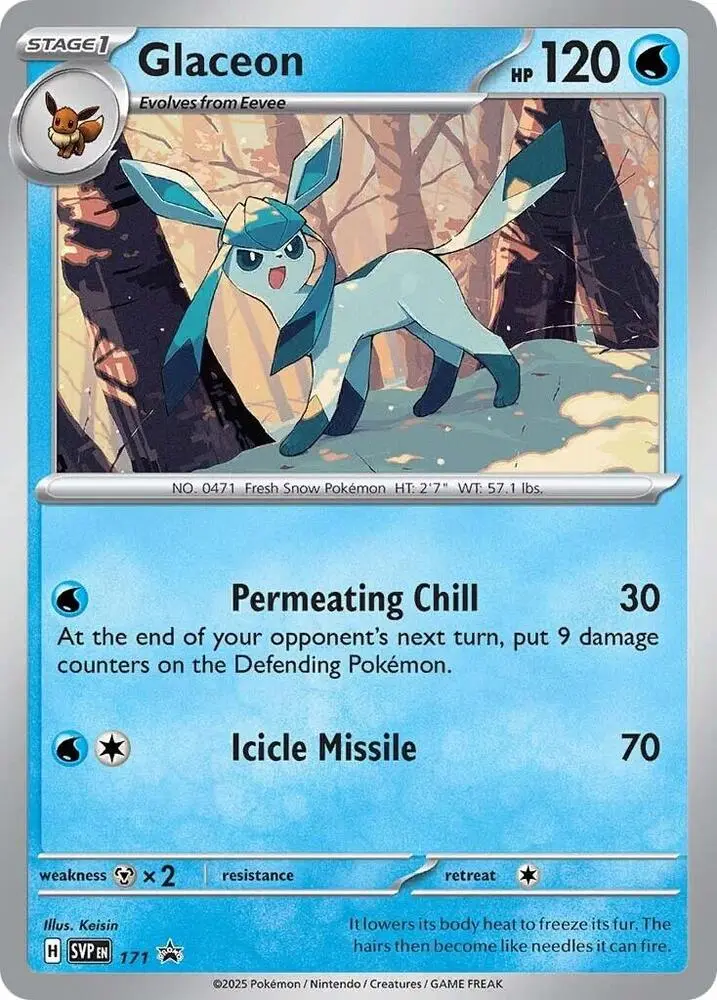 Glaceon, SVP Black Star Promos 171/225