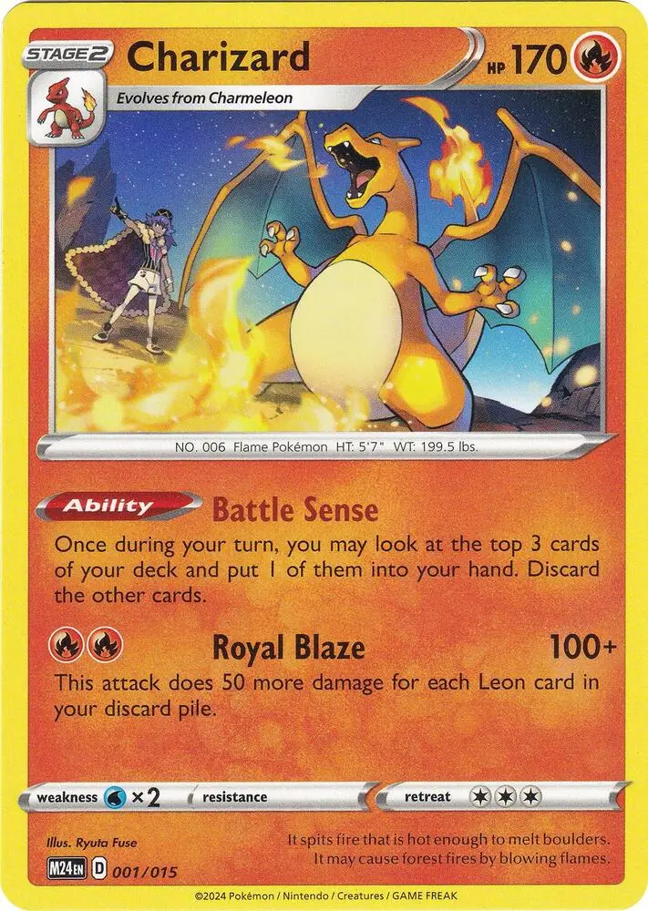 Charizard, McDonald's Collection 2024 1/15