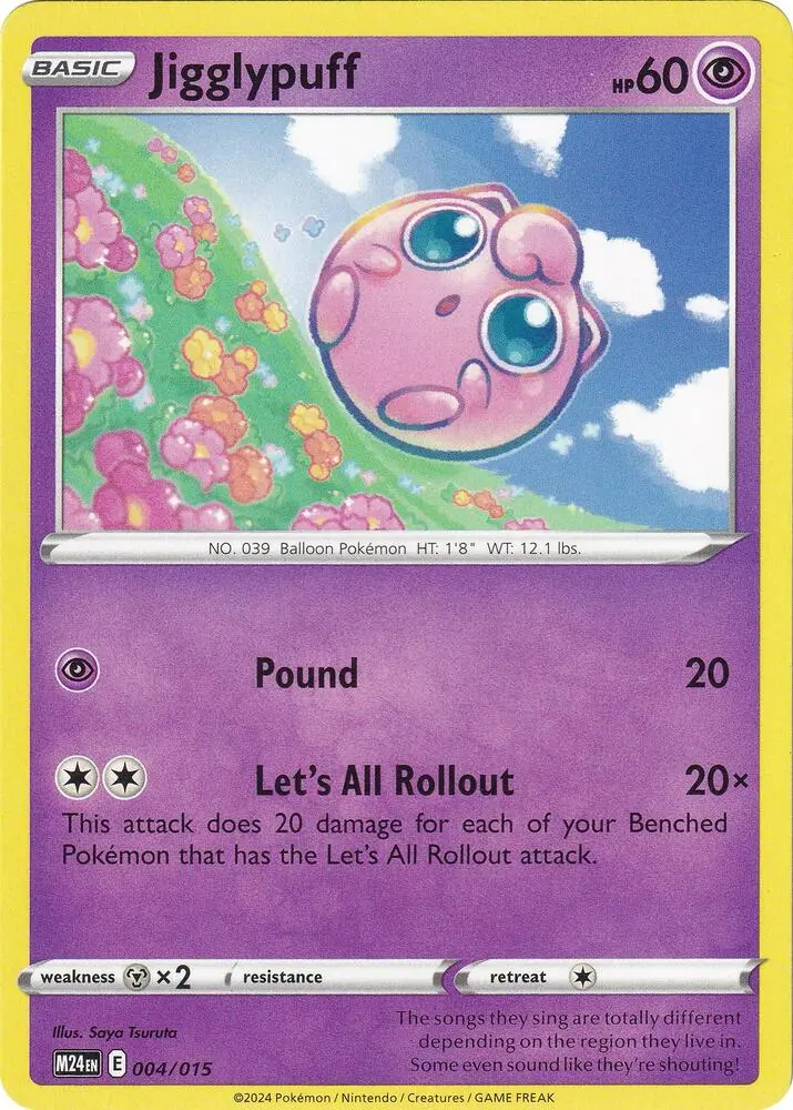 Jigglypuff, McDonald's Collection 2024 4/15
