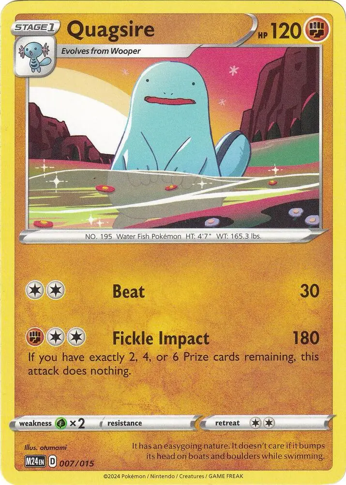 Quagsire, McDonald's Collection 2024 7/15