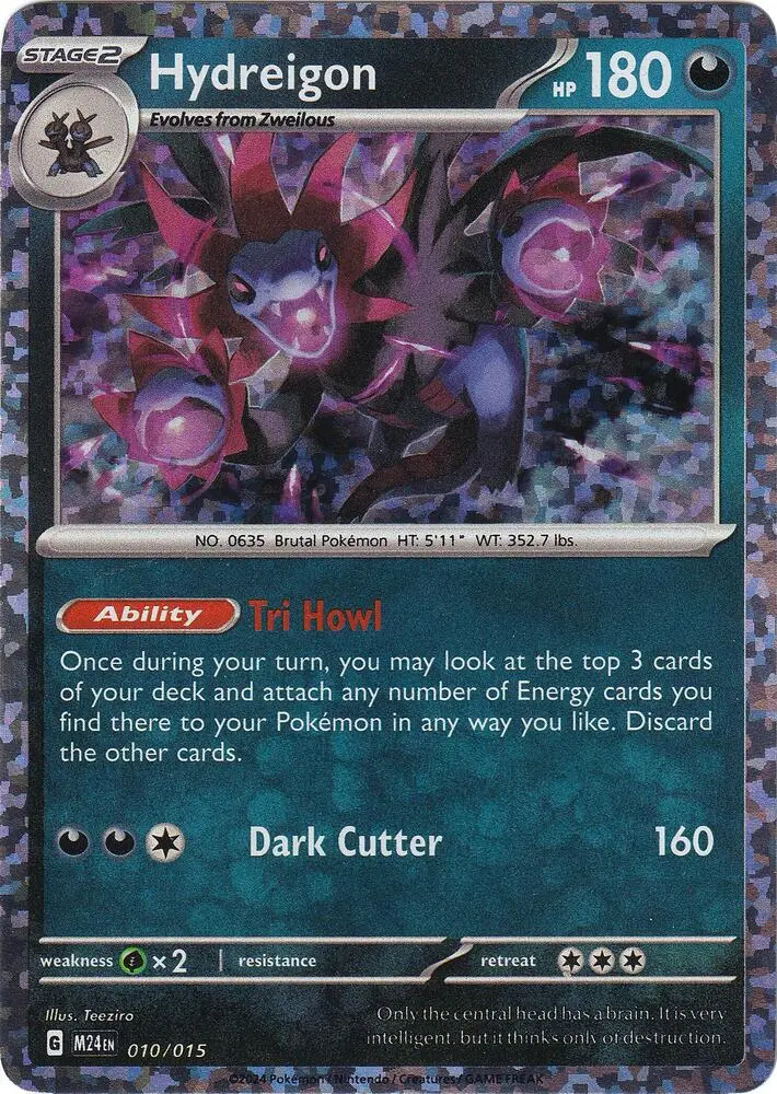 Hydreigon, McDonald's Collection 2024 10/15