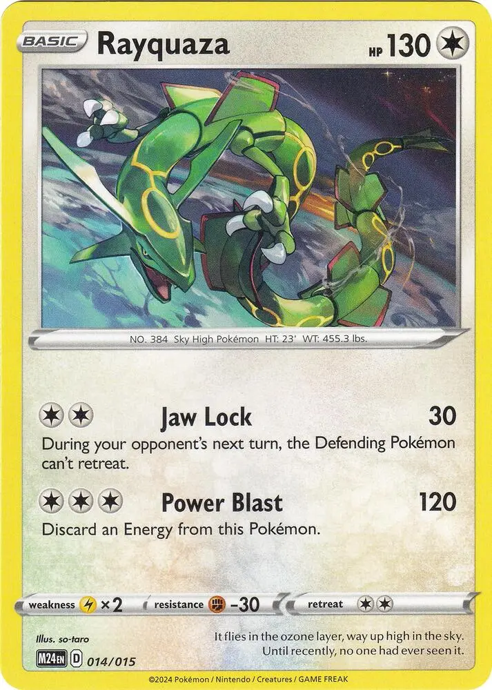 Rayquaza, McDonald's Collection 2024 14/15