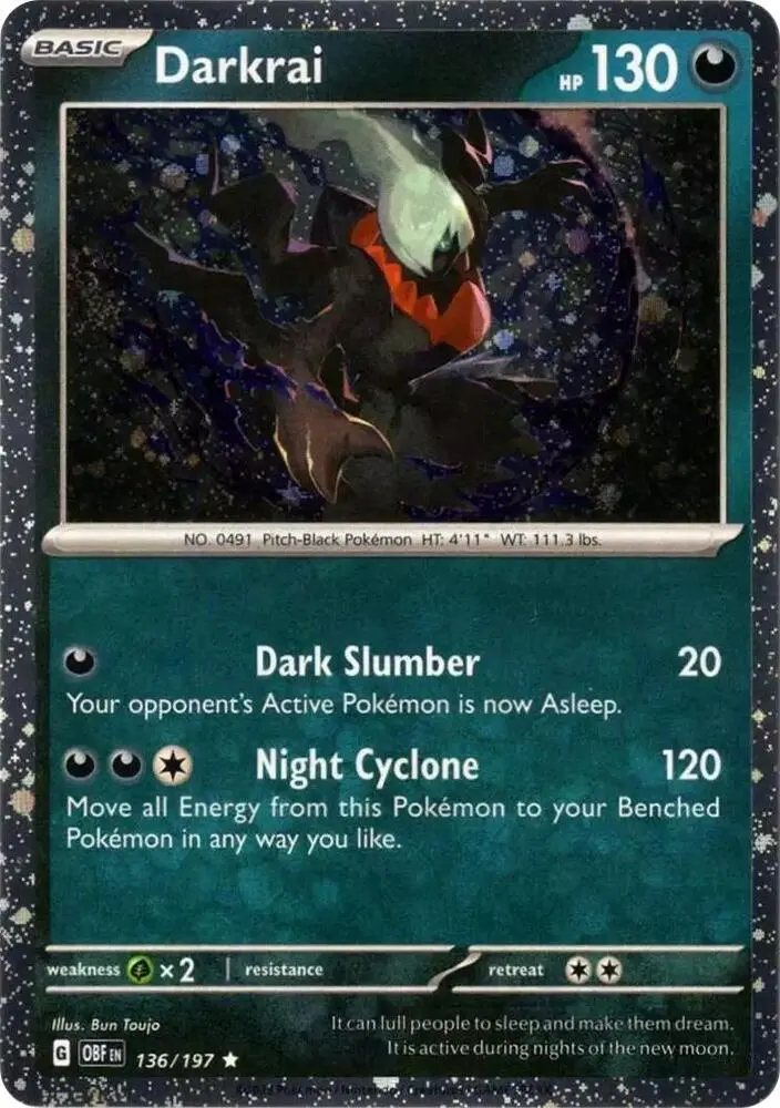 Darkrai, Miscellaneous Cards & Products 105/189