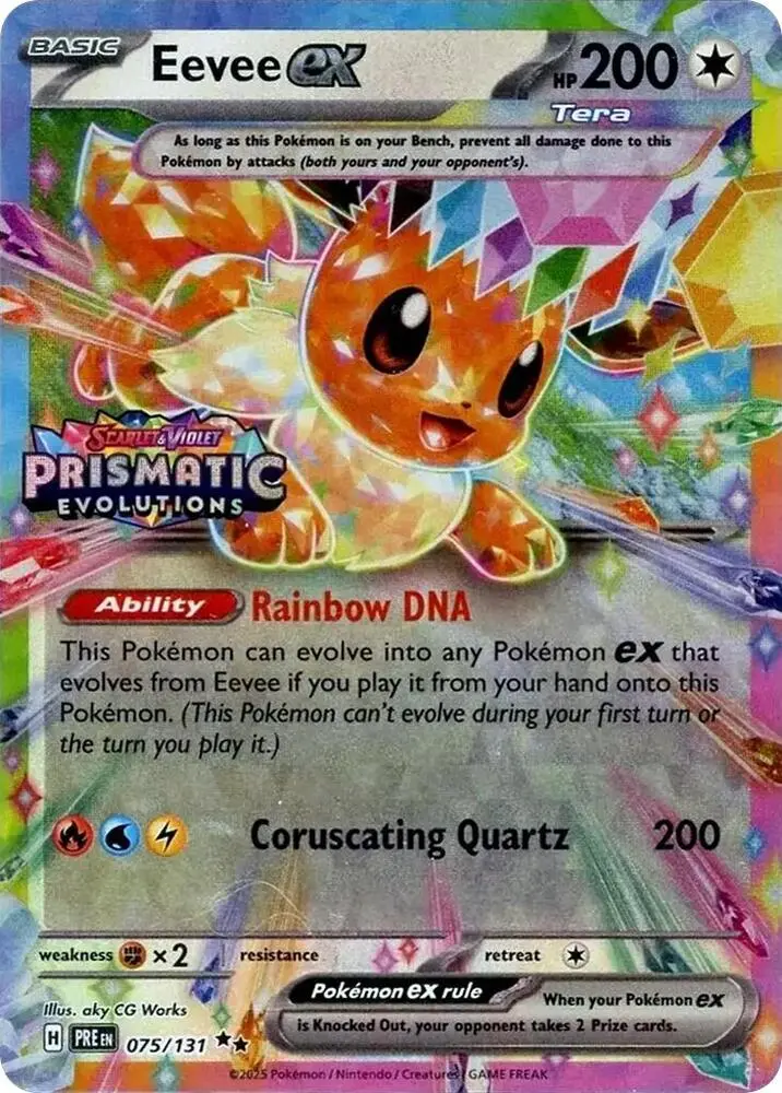 Eevee ex, Miscellaneous Cards & Products 075/131
