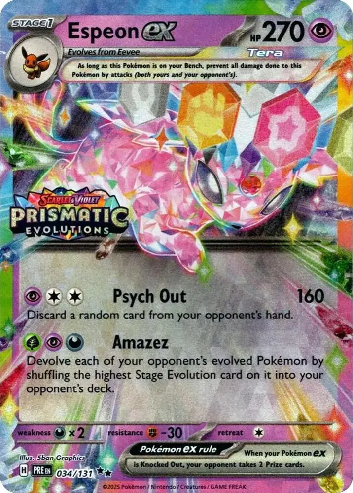 Espeon ex, Miscellaneous Cards & Products 034/131