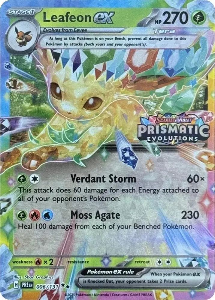 Leafeon ex, Miscellaneous Cards & Products 006/131