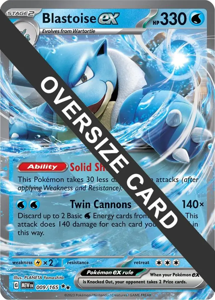 Blastoise EX, Jumbo cards XY122