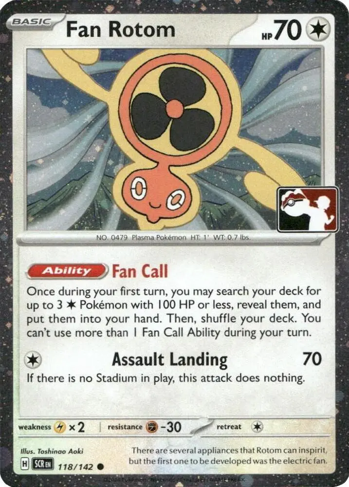 Fan Rotom, Prize Pack Series Cards 118/142
