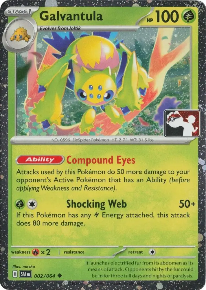 Galvantula, Prize Pack Series Cards 002/064