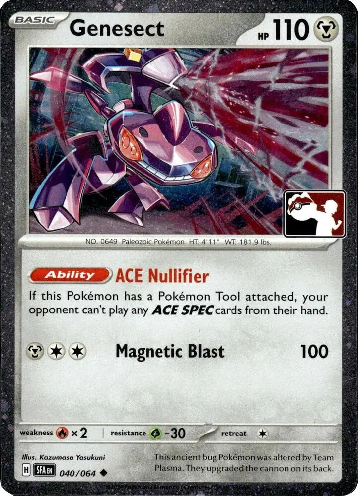 Genesect, Prize Pack Series Cards 040/064