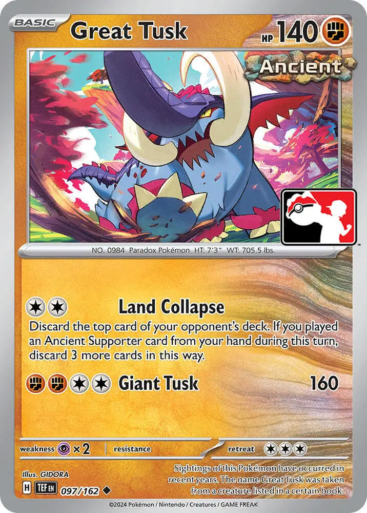 Great Tusk, Prize Pack Series Cards 097/162