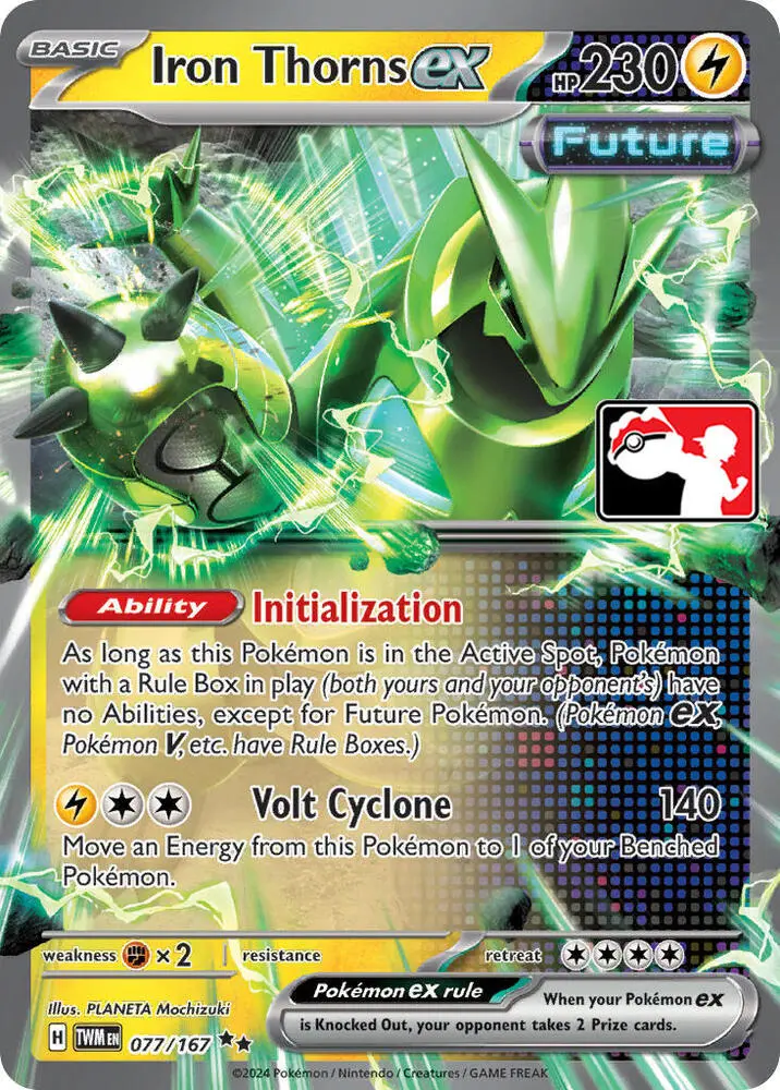 Iron Thorns ex, Prize Pack Series Cards 077/167