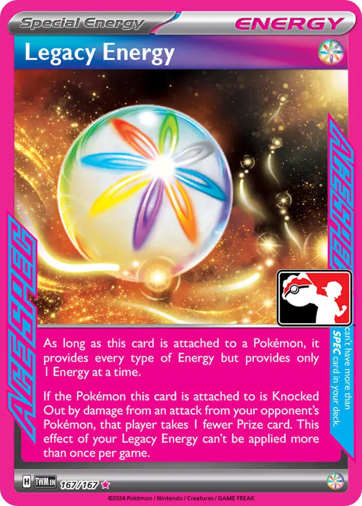 Legacy Energy, Prize Pack Series Cards 167/167