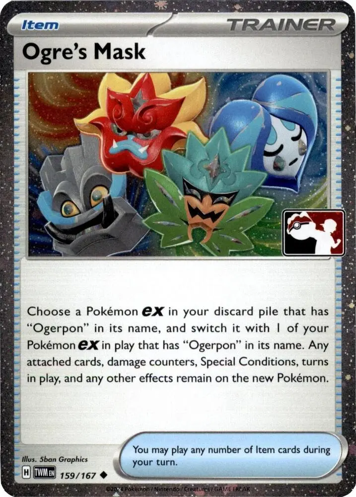 Ogre's Mask, Prize Pack Series Cards 159/167