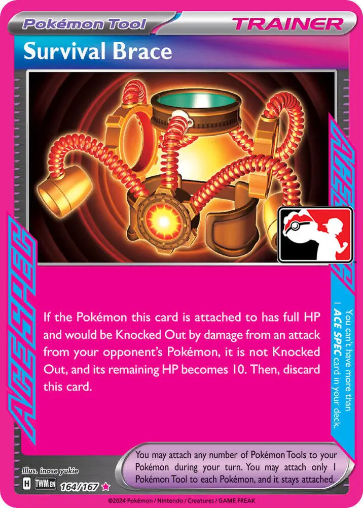 Survival Brace, Prize Pack Series Cards 164/167