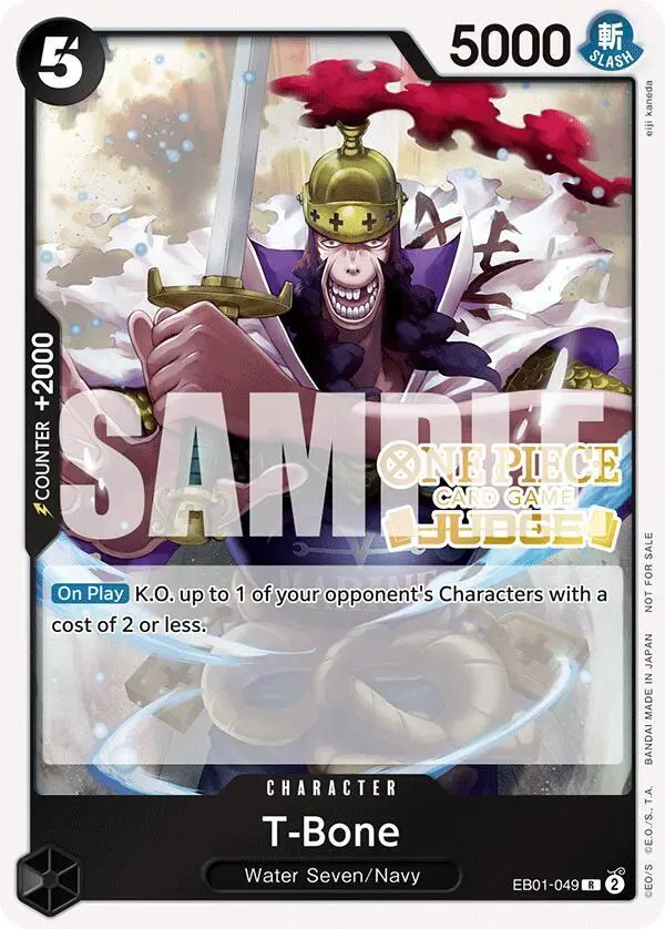 T-Bone (Judge Pack Vol. 5), One Piece Promotion Cards EB01-049