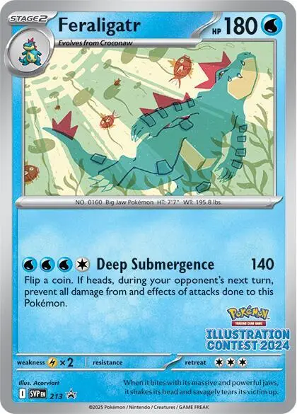 Feraligatr, SVP Black Star Promos 213/225
