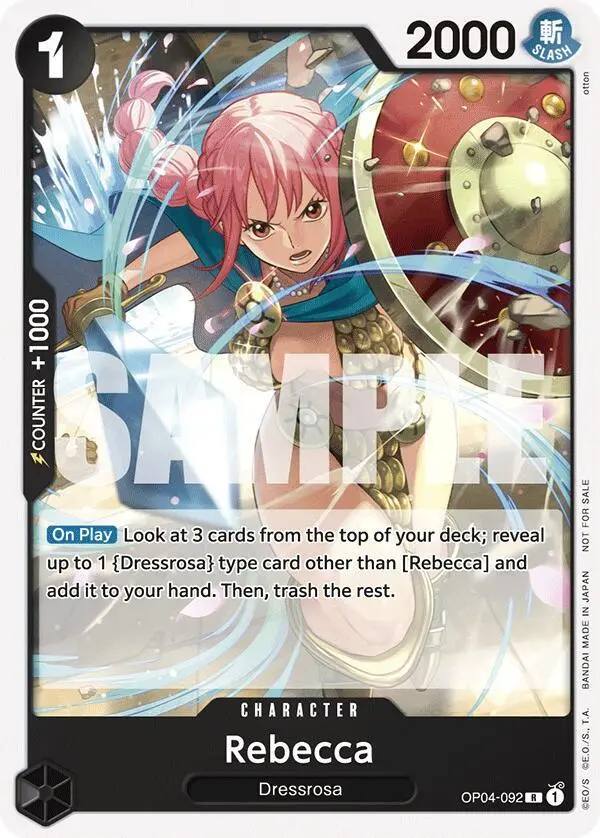 Rebecca (Tournament Pack 2025 Vol. 2), One Piece Promotion Cards OP04-092
