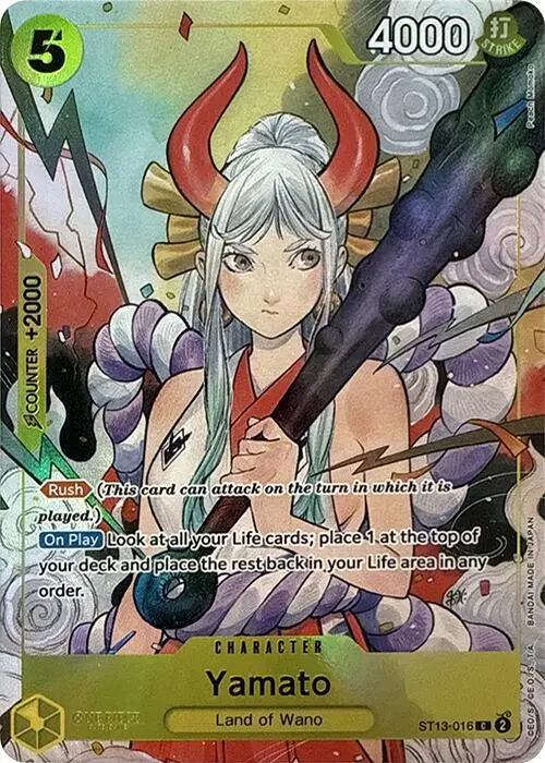 Yamato (Illustration Box Vol.2 Textured), One Piece Promotion Cards ST13-016