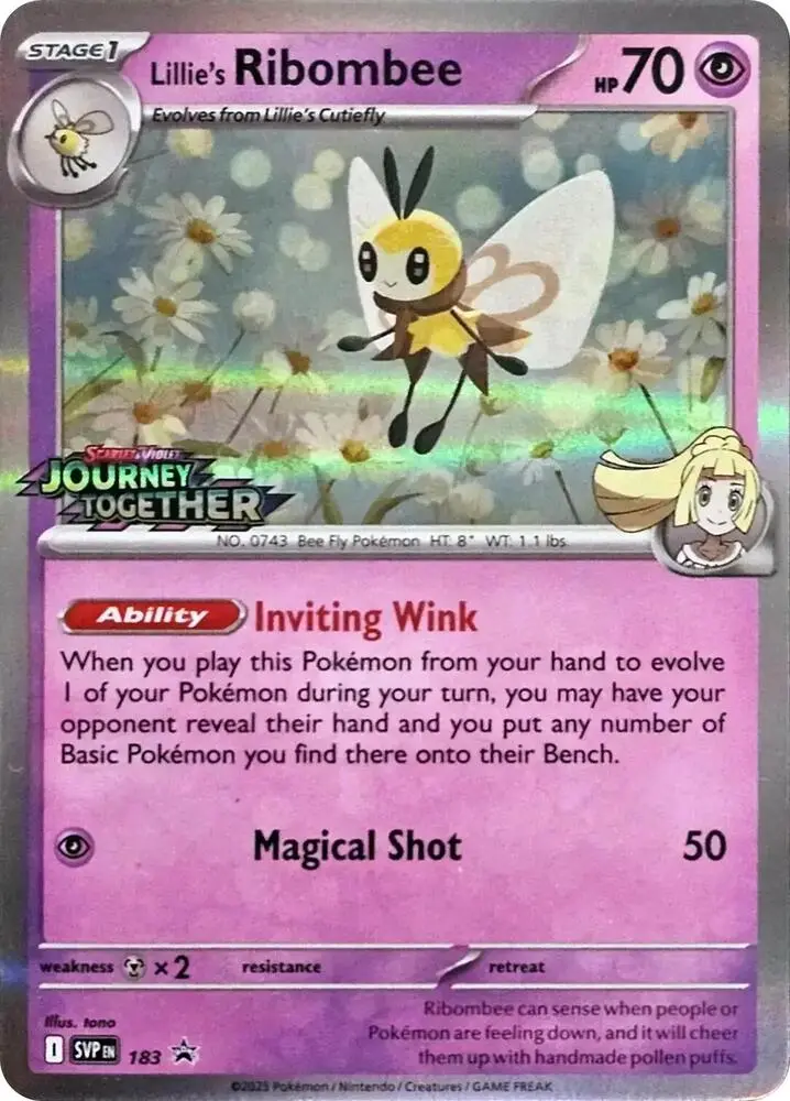 Lillie's Ribombee, SVP Black Star Promos 183/225