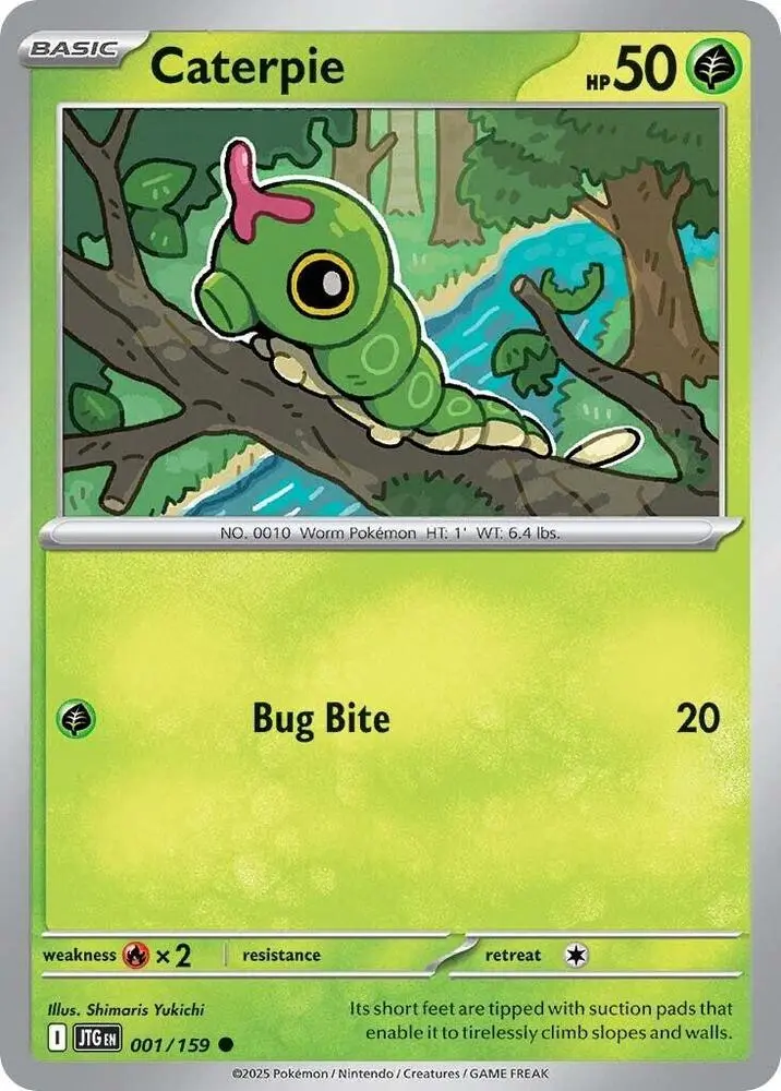 Caterpie, Journey Together 001/159