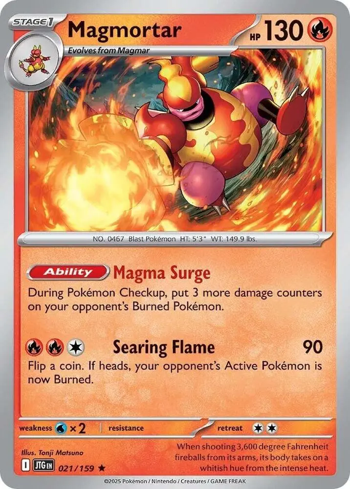 Magmortar, Journey Together 021/159