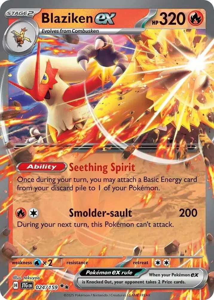 Blaziken ex, Journey Together 024/159