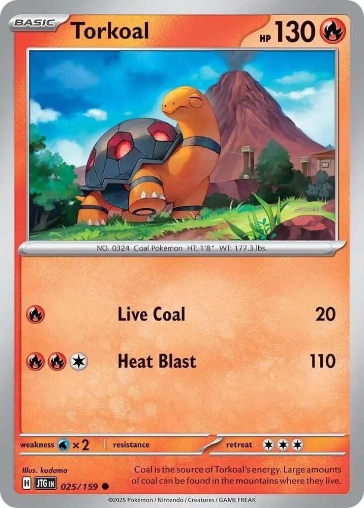 Torkoal, Journey Together 025/159
