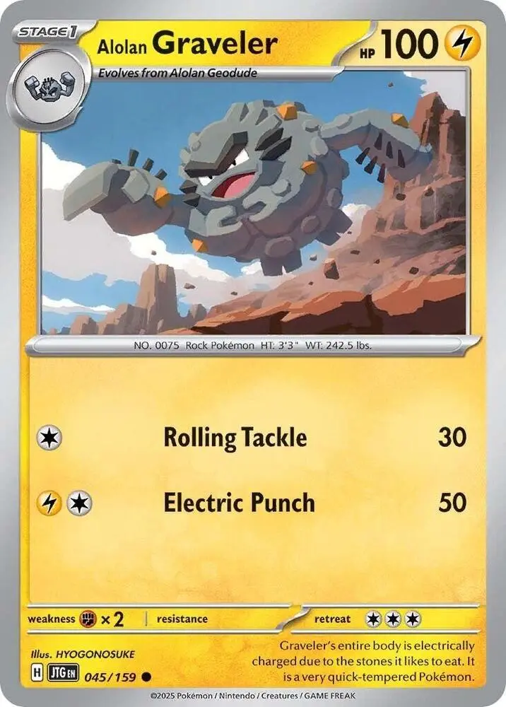 Alolan Graveler, Journey Together 045/159