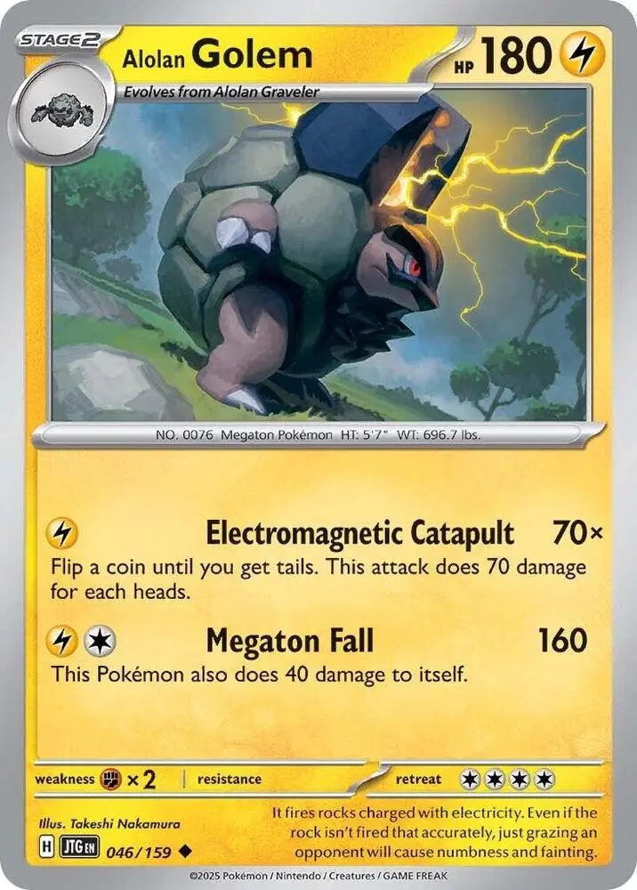 Alolan Golem, Journey Together 046/159