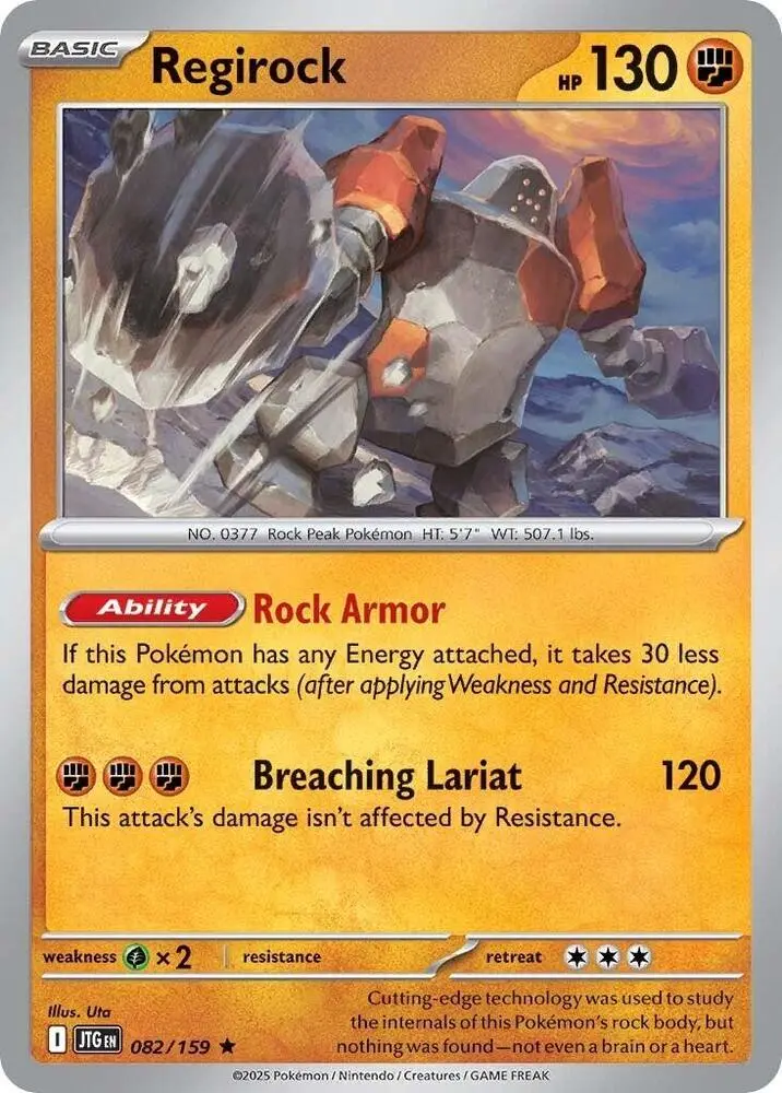 Regirock, Journey Together 082/159