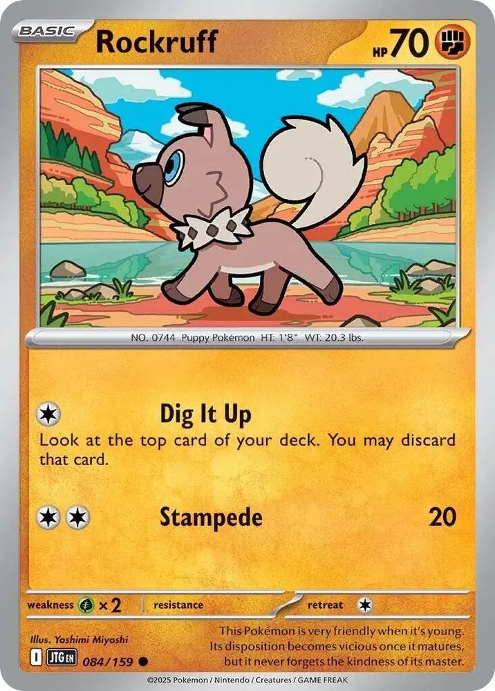 Rockruff, Journey Together 084/159