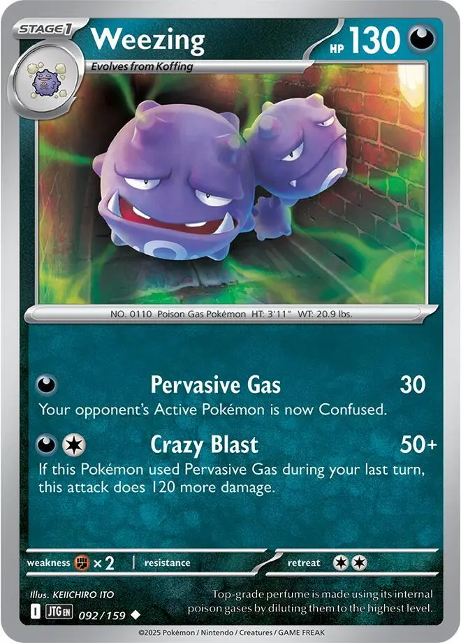 Weezing, Journey Together 092/159