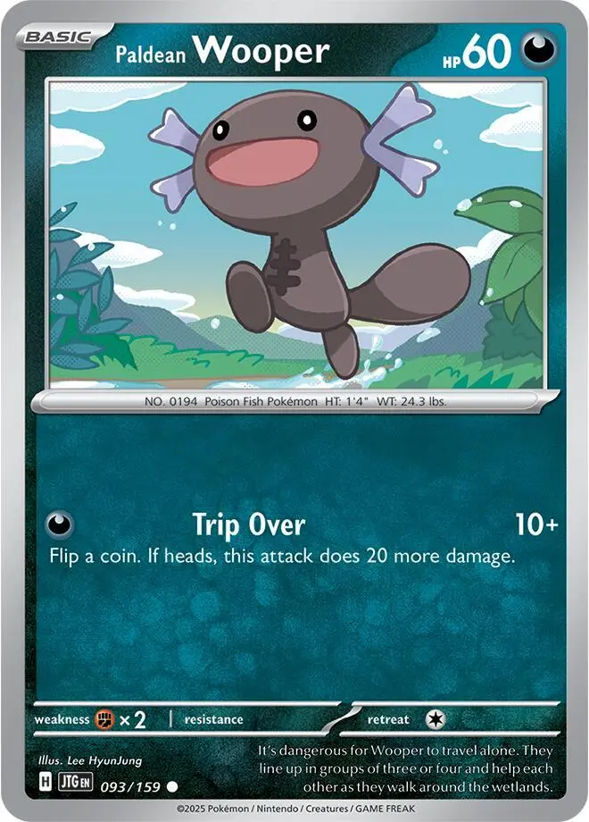 Paldean Wooper, Journey Together 093/159