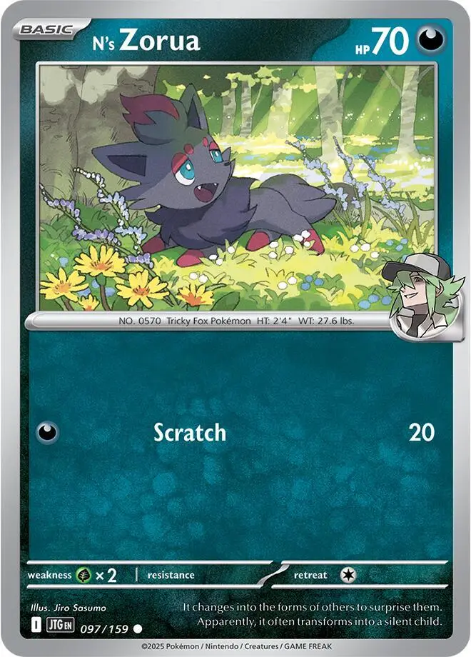 N's Zorua, Journey Together 097/159