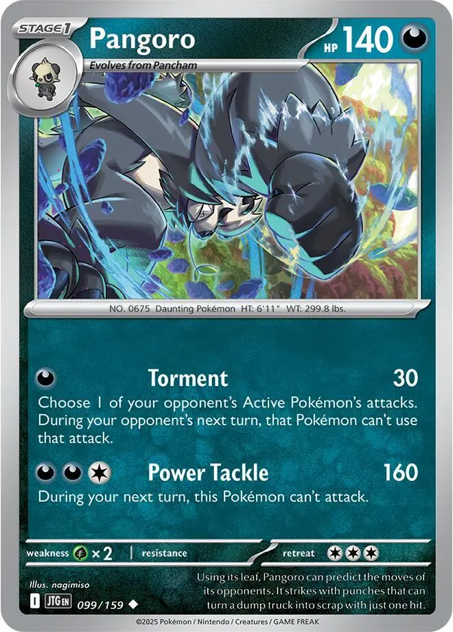 Pangoro, Journey Together 099/159