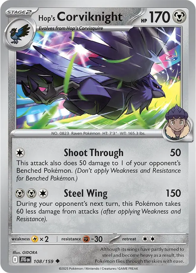 Hop's Corviknight, Journey Together 108/159