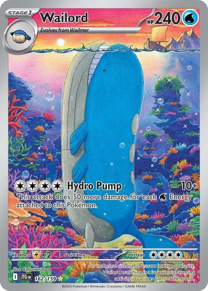 Wailord, Journey Together 162/159