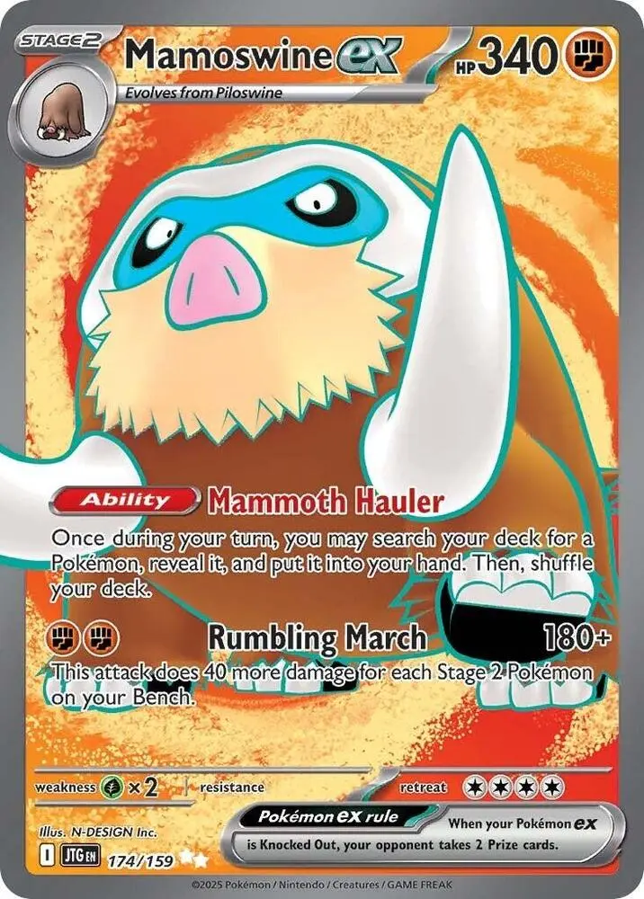 Mamoswine ex, Journey Together 174/159