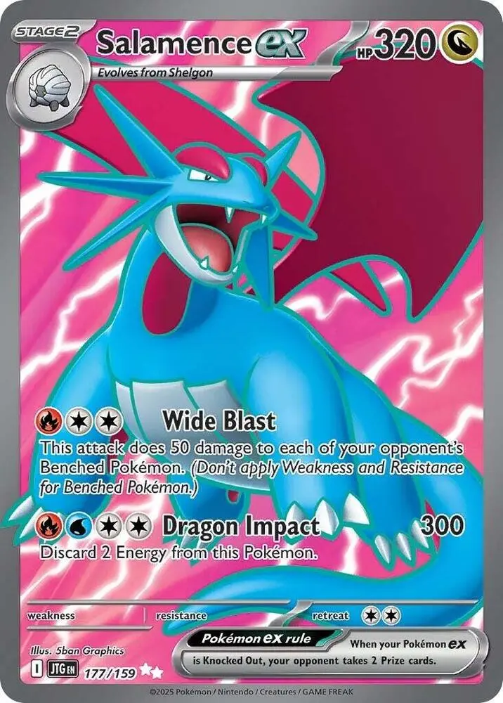 Salamence ex, Journey Together 177/159