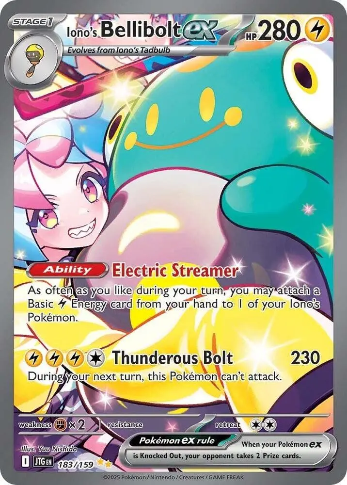 Iono's Bellibolt ex, Journey Together 183/159