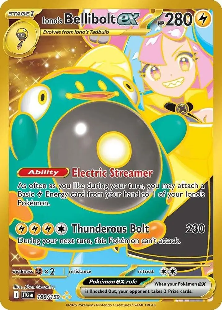 Iono's Bellibolt ex, Journey Together 188/159