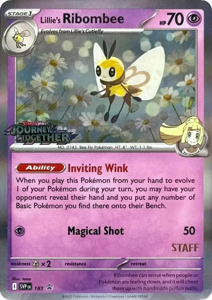 Lillie's Ribombee, SVP Black Star Promos 183
