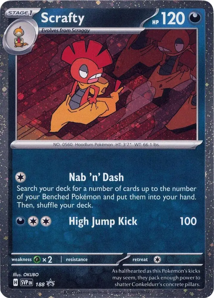 Scrafty, SVP Black Star Promos 188/225