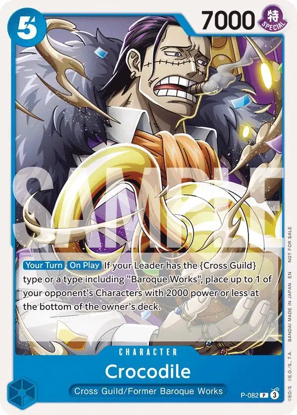 Crocodile (Store 2-on-2 Battle 2025), One Piece Promotion Cards P-082
