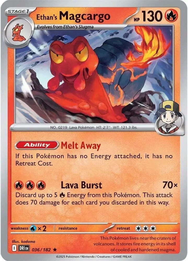 Ethan's Magcargo, Destined Rivals 036/182