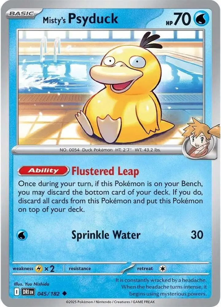 Misty's Psyduck, Destined Rivals 045/182